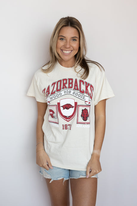 UNIVERSITY OF ARKANSAS PREP PATCH TEE