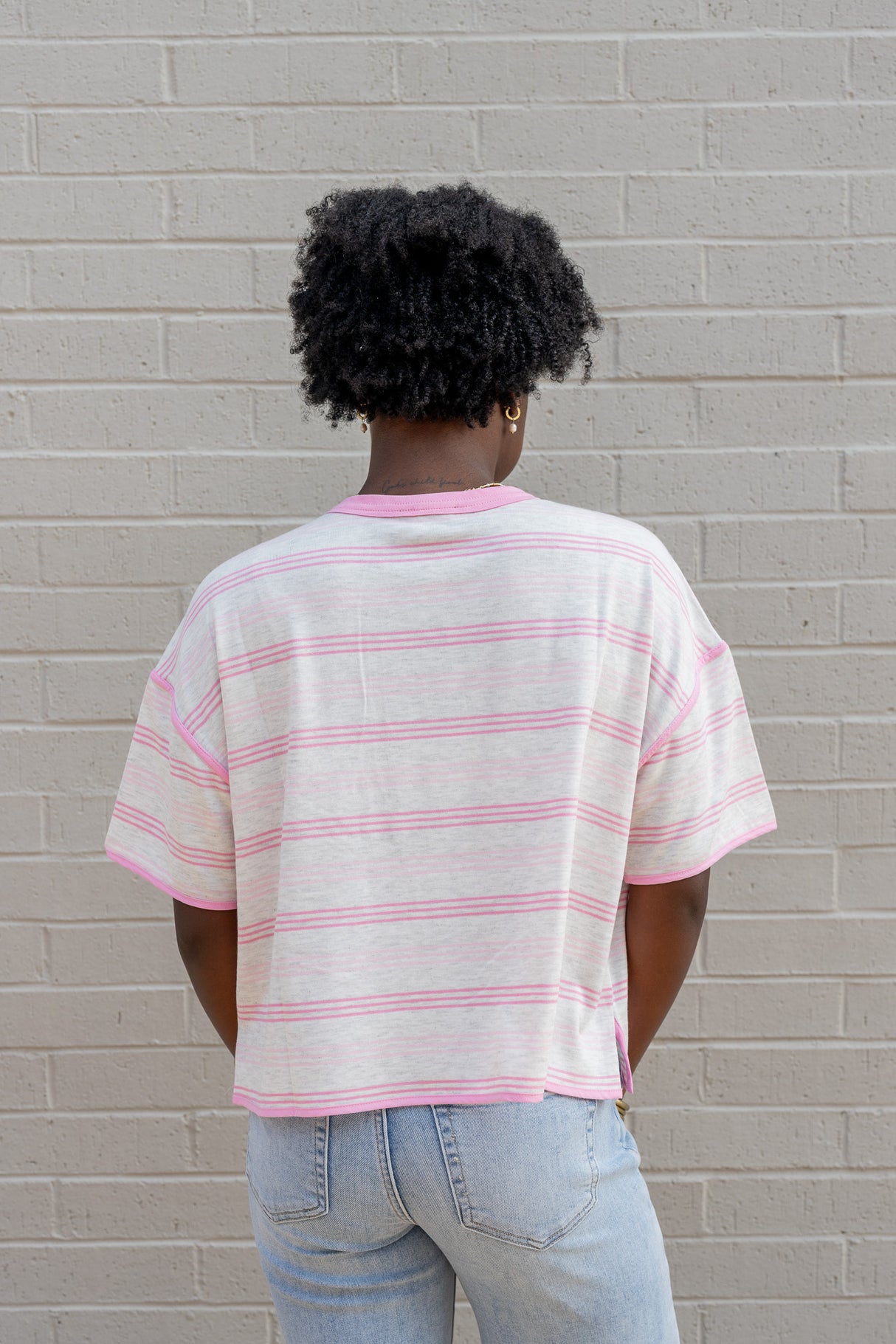 Milo Stripe Crewneck Top