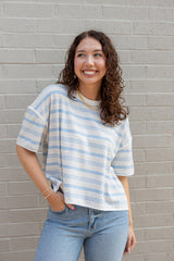 Milo Stripe Crewneck Top