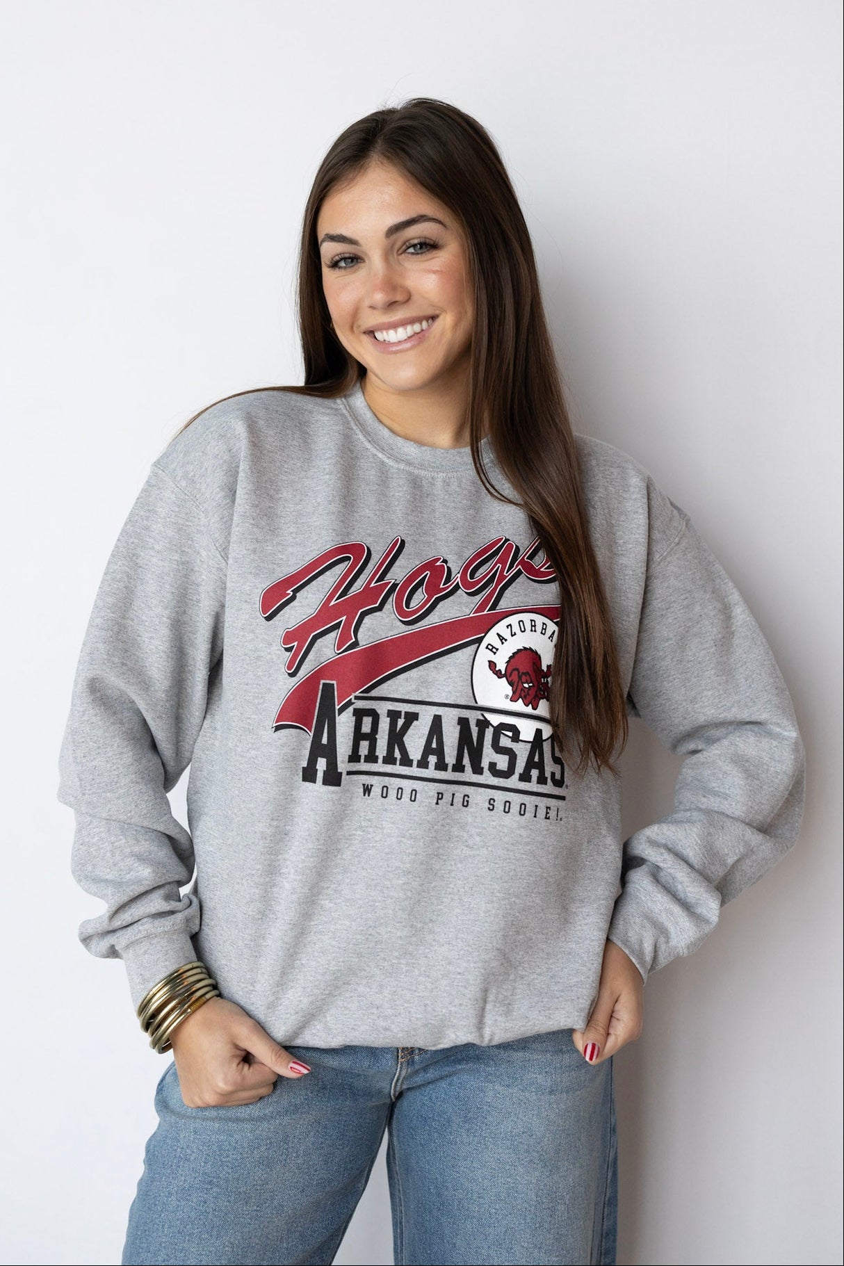Hogs Script Sweatshirt