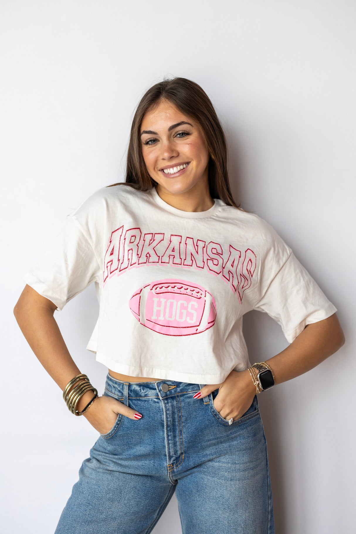 AR WONKA FOOTBALL CROP TEE