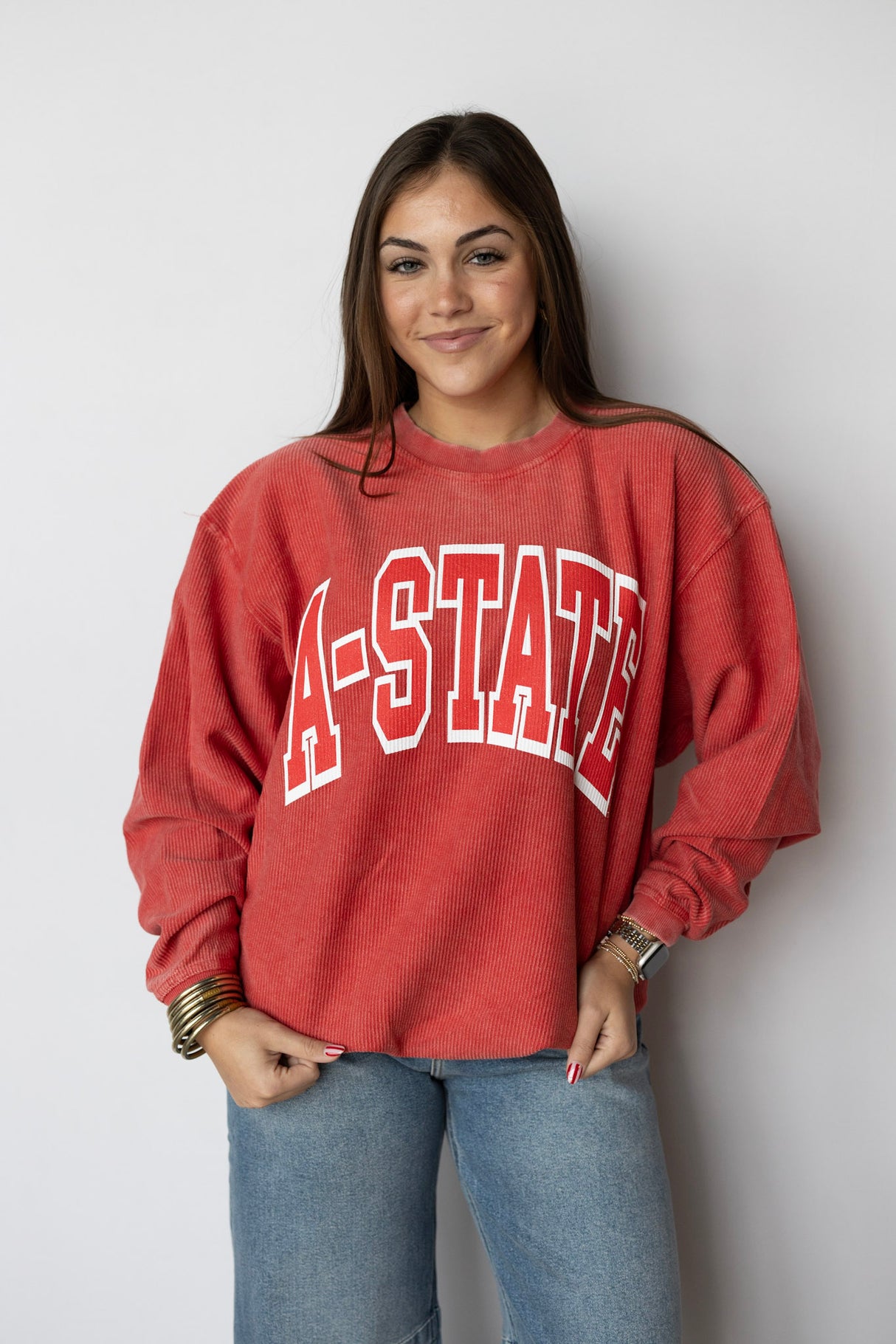ASTATE CORDED SWEATSHIRT