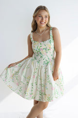 FLORAL FLARE DRESS
