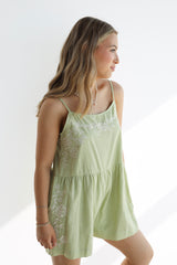 WILDFLOWER STITCHED ROMPER