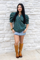 Masyn Ruffle Sleeve Top