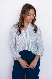 REESE STRIPED BLOUSE
