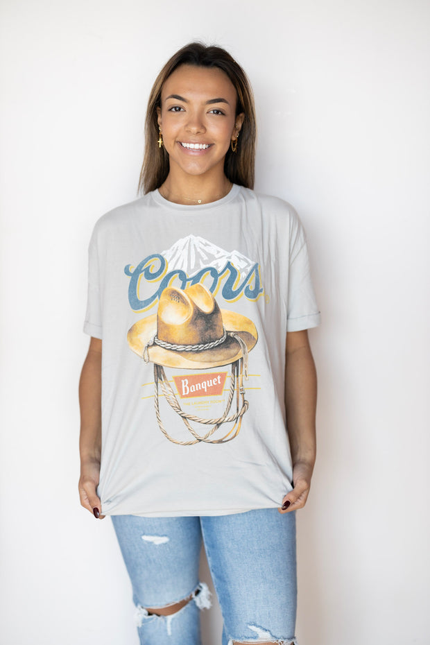 COORS COWBOY HAT TEE