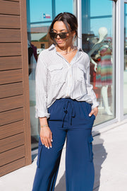 REESE STRIPED BLOUSE