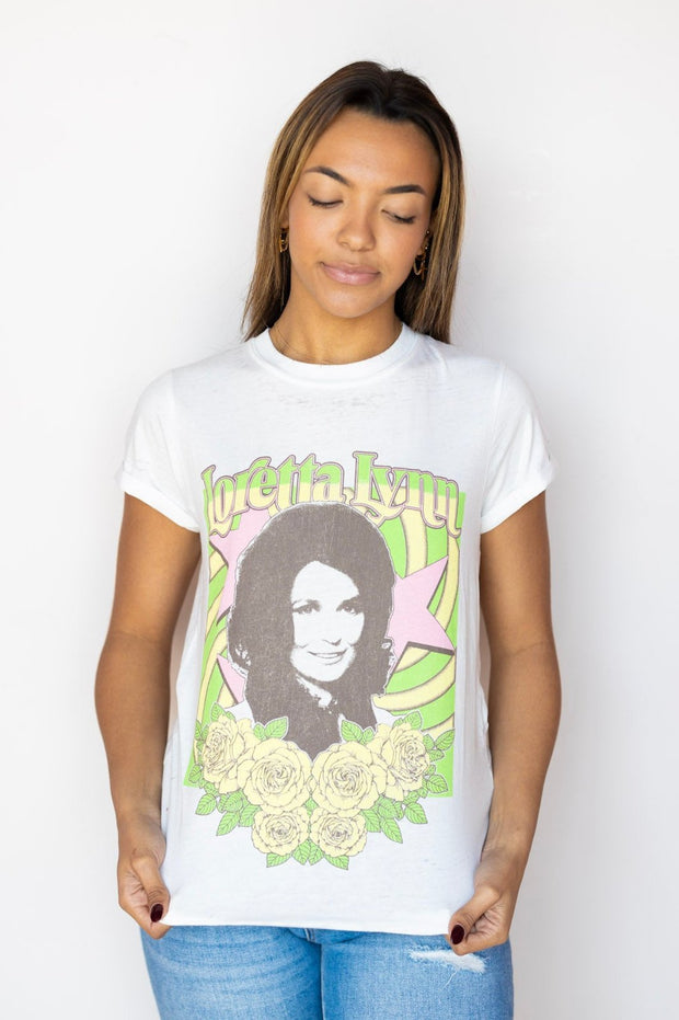 LORETTA LYNN BURNOUT TEE