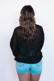 REESE SOLID KNIT CARDIGAN