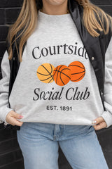 Courtside Social Club Mock Neck