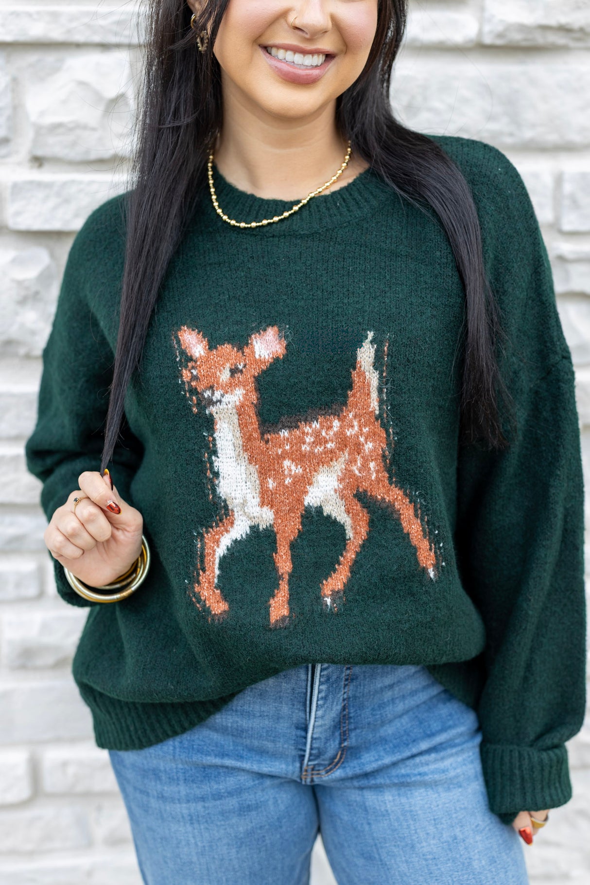Deer Knit Sweater