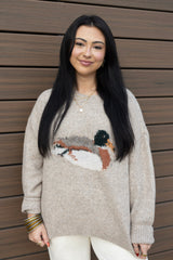 Mallard Duck Knit Sweater