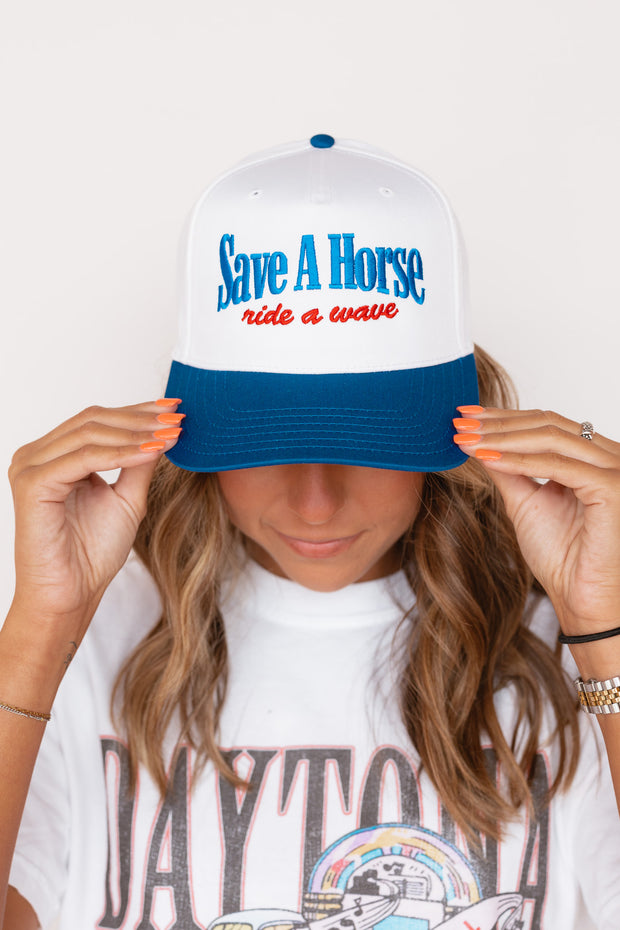 SAVE A HORSE RIDE A WAVE HAT