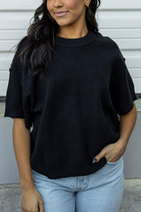 Raw Edge Sweater (Multiple Colors)