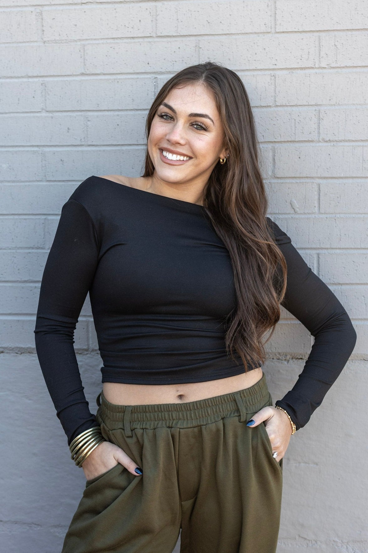 Deep back Basic Top (Multiple Colors)