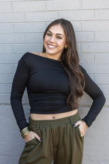 Deep back Basic Top (Multiple Colors)