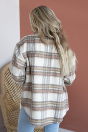 HOMEBODY PLAID SHACKET