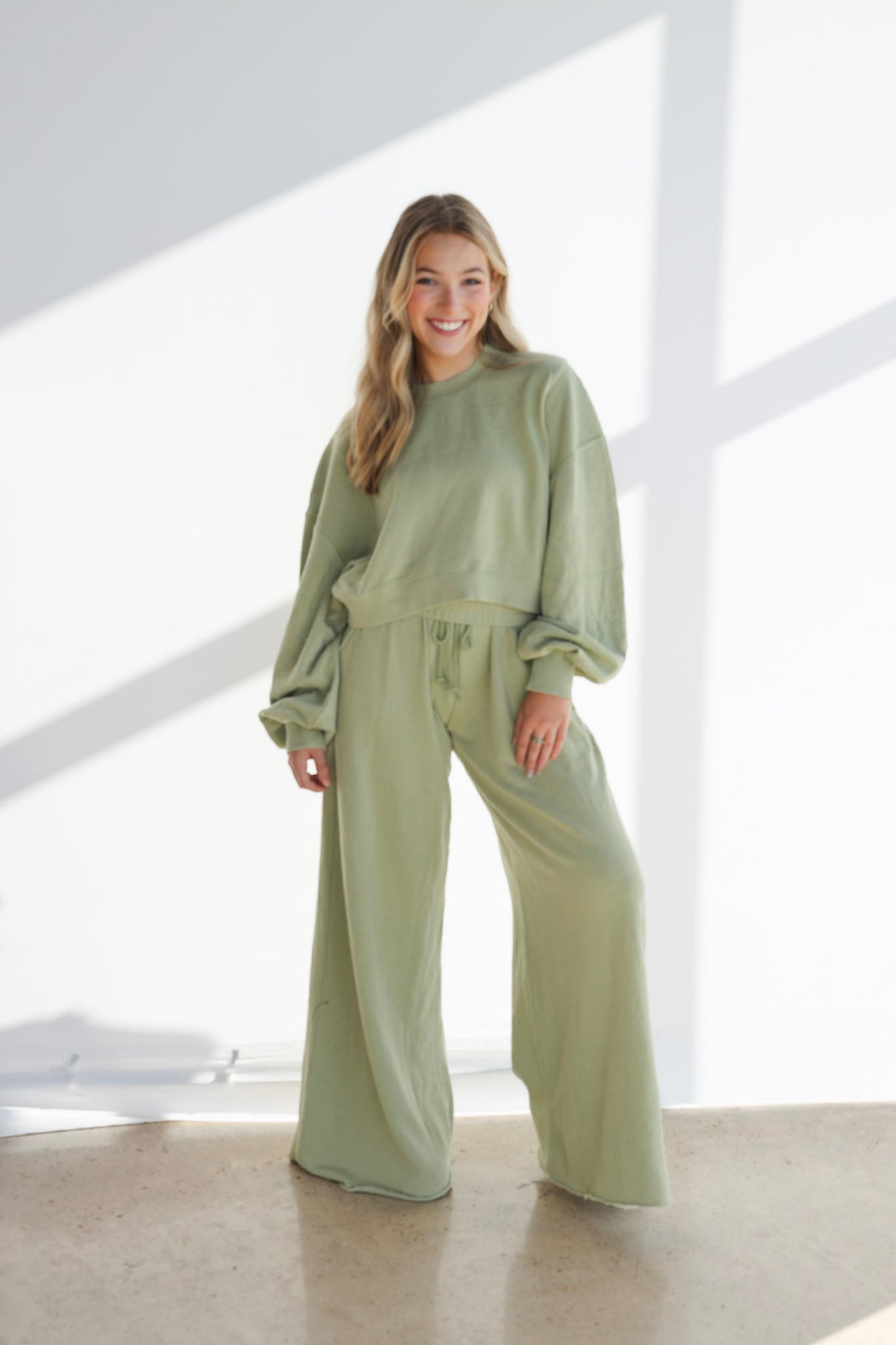 Vanessa Rib Wide Leg Pant