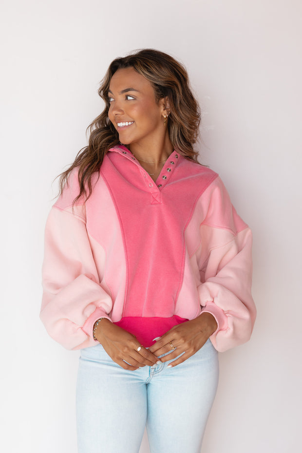 OVERSIZED COLORBLOCK SWEATSHIRT