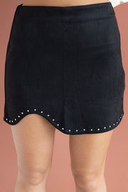 WORK IT WOVEN MINI SKIRT