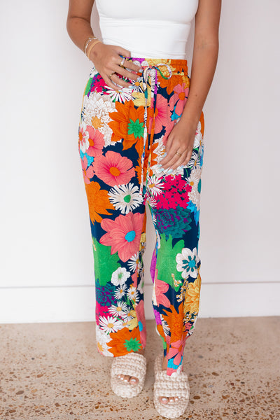 FLORAL FRENZY PANTS