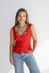 EMMY EMBROIDERED TOP