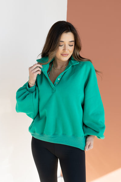 PIPER SNAP BUTTON SWEATER