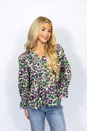 DREAMER FLORAL LONG SLEEVE TOP