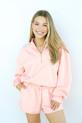 HALF ZIP SCUBA SWEATSHIRT