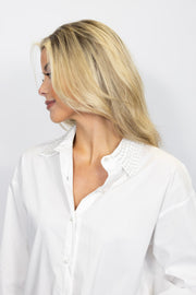 TORIN PEARL BUTTON TOP