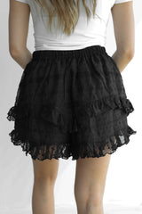 RHEA RUFFLE LAYER SHORTS