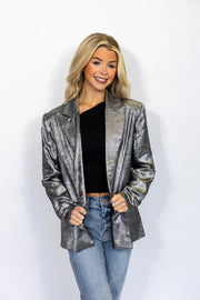 MAYA METALLIC BLAZER