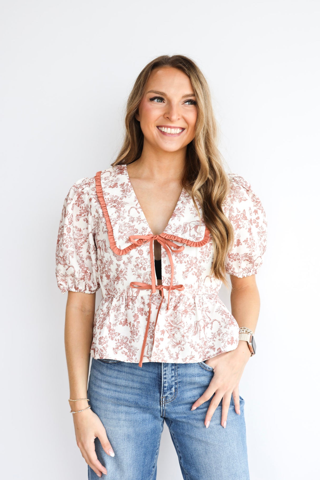 TOILE PETER PAN BLOUSE