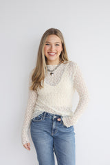 LACIE LACE MESH UNDERSHIRT