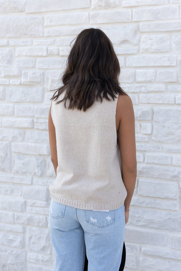 HEIDI HIGH NECK VEST TOP
