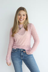 LACIE LACE MESH UNDERSHIRT