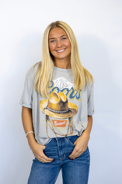 COORS COWBOY HAT TEE