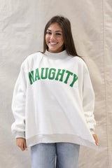 GRINCH/NAUGHTY REVERSE MOCKNECK SWEATSHIRT