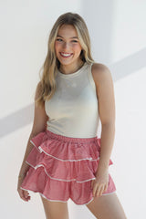 SIERRA MINI WOVEN SKIRT