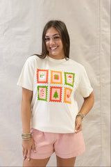 CHRISTMAS STAMP TEE