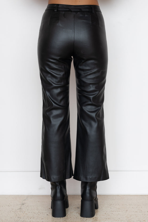 PLEATHER ANKLE PANT
