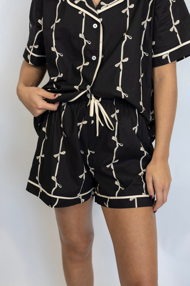 BOW DETAIL PJ SHORT