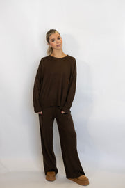 EARTH TONED KNIT PANT