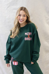 MERRY + BRIGHT SWEATSHIRT