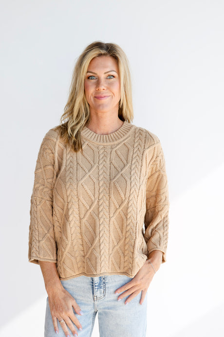 TIMBER CABLE SWEATER