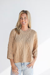 TIMBER CABLE SWEATER