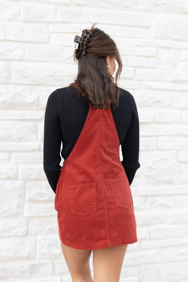 ROBYN CORDUROY OVERALL DRESS