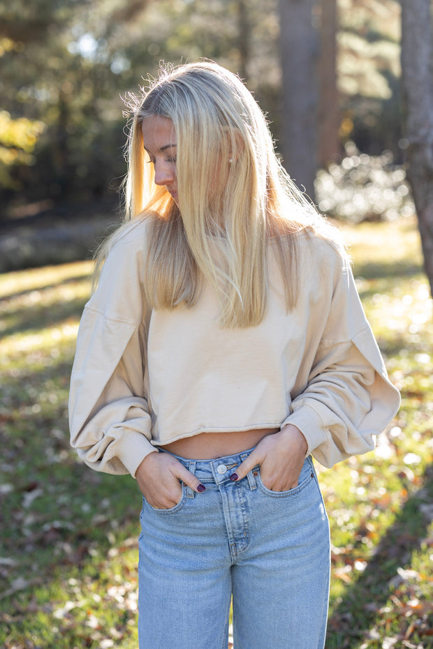 SOFIE STAPLE SLOUCH SWEATER