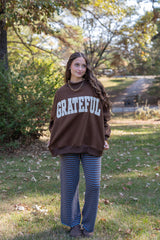 Grateful Embroidered Mock Neck